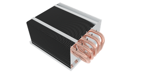 Flexibler runder GPU-Kühlkörper aus Kupferrohr mit Kühlrippen aus Aluminium 